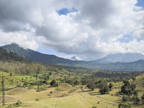 landscape in the mountains