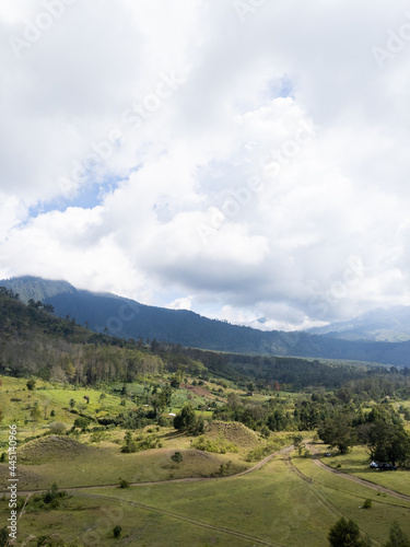 landscape with mountains