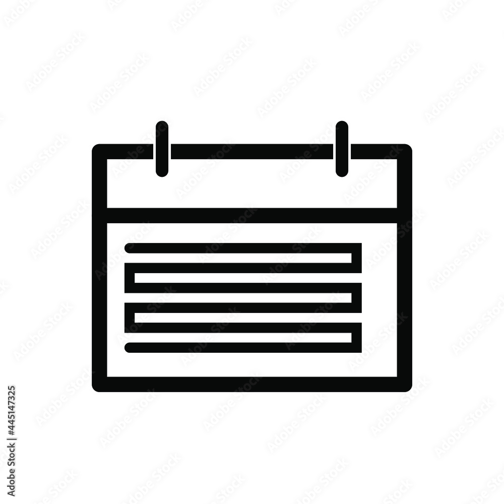 Calendar vector icon. isolated for graphic and web design. Calendar vector icon. isolated for graphic and web design.