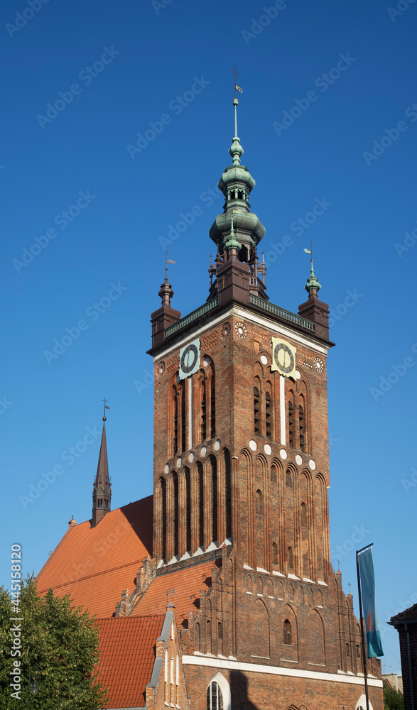Church of St. Catherine in Gdansk. Poland