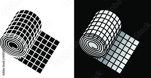 Fiberglass icon , vector illustration