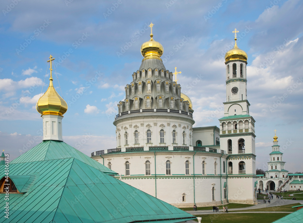 Fototapeta premium Resurrection cathedral of Resurrection (New Jerusalem) monastery in Istra. Russia