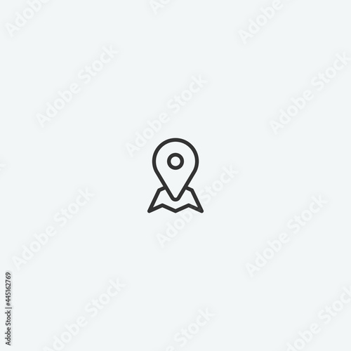 Free Download Map vector icon illustration sign - GFXLoad