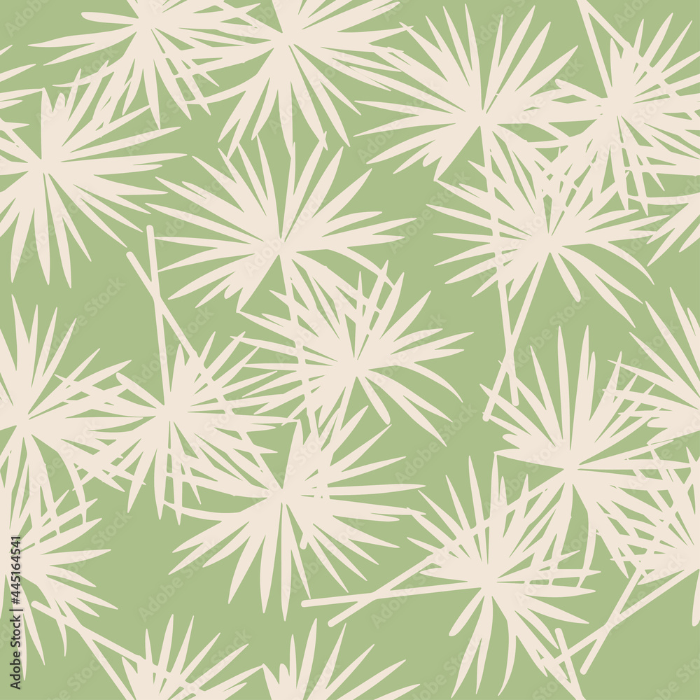 Pattern from different tropical leaves.