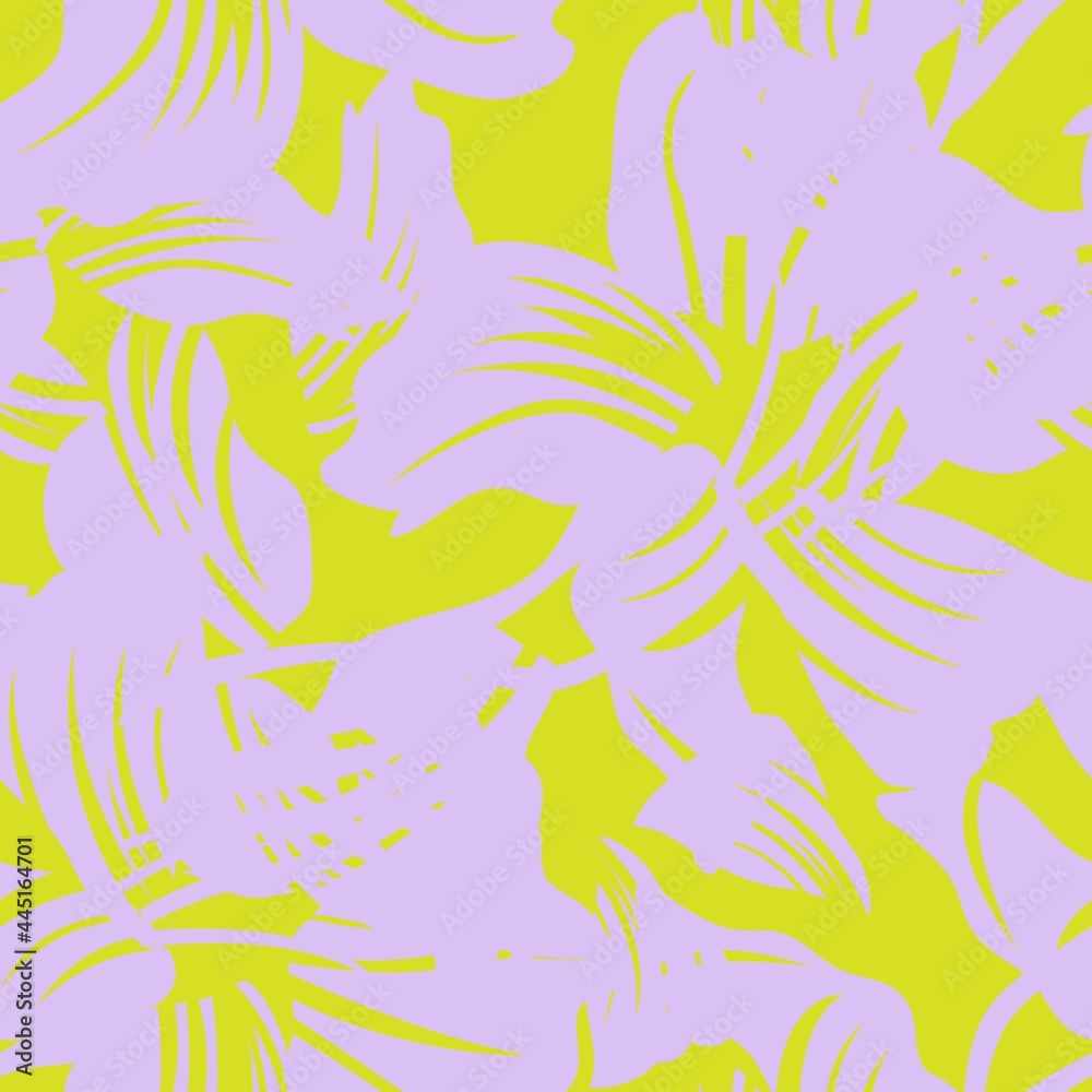 Pastel Floral Seamless Pattern Background