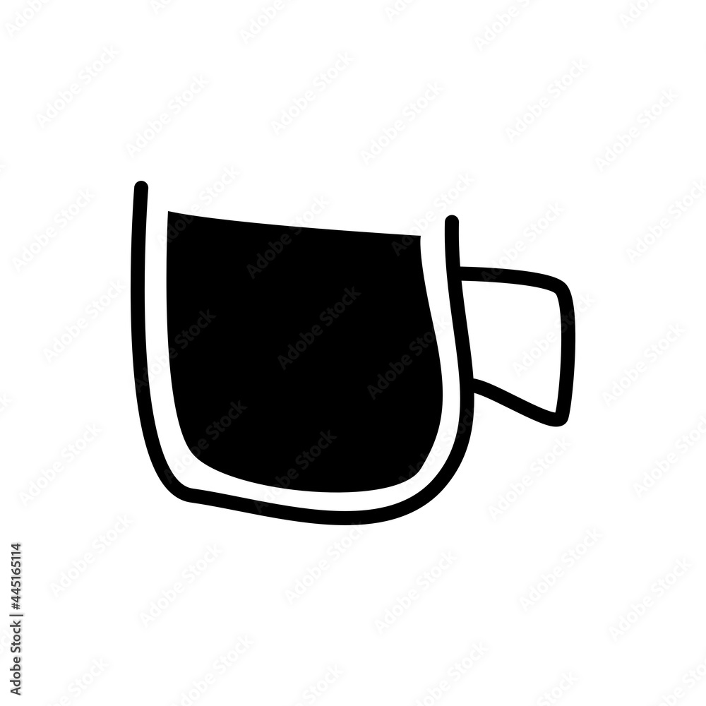 doodle of coffee cup vector illustration doodle of coffee cup vector illustration
