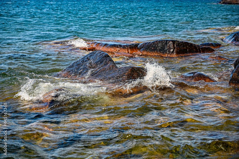 Obraz premium lake Vattern on a warm summers day