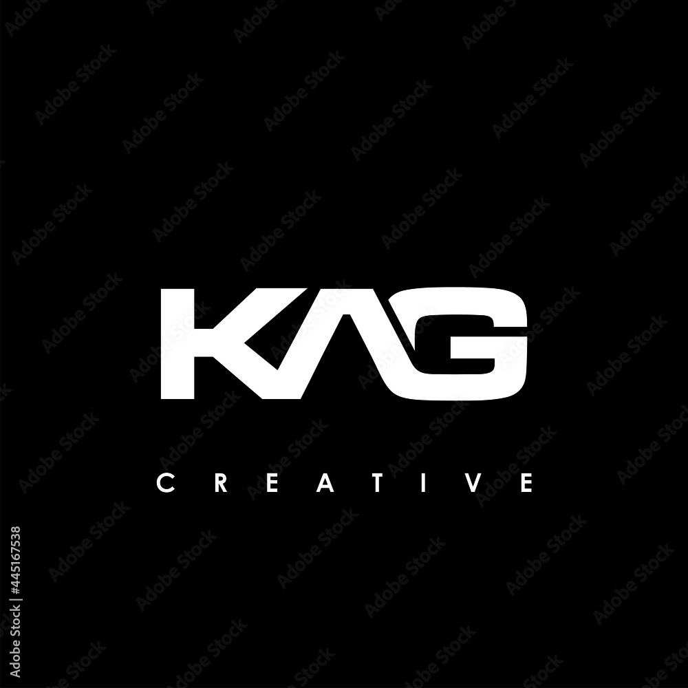 KAG Letter Initial Logo Design Template Vector Illustration KAG Letter Initial Logo Design Template Vector Illustration