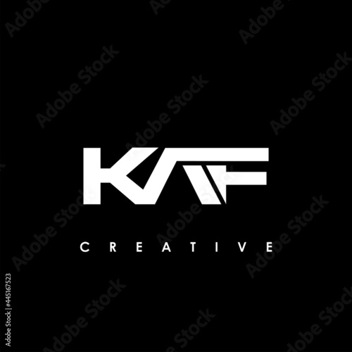 KAF Letter Initial Logo Design Template Vector Illustration photo