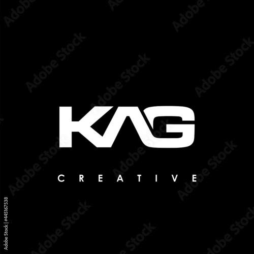 KAG Letter Initial Logo Design Template Vector Illustration