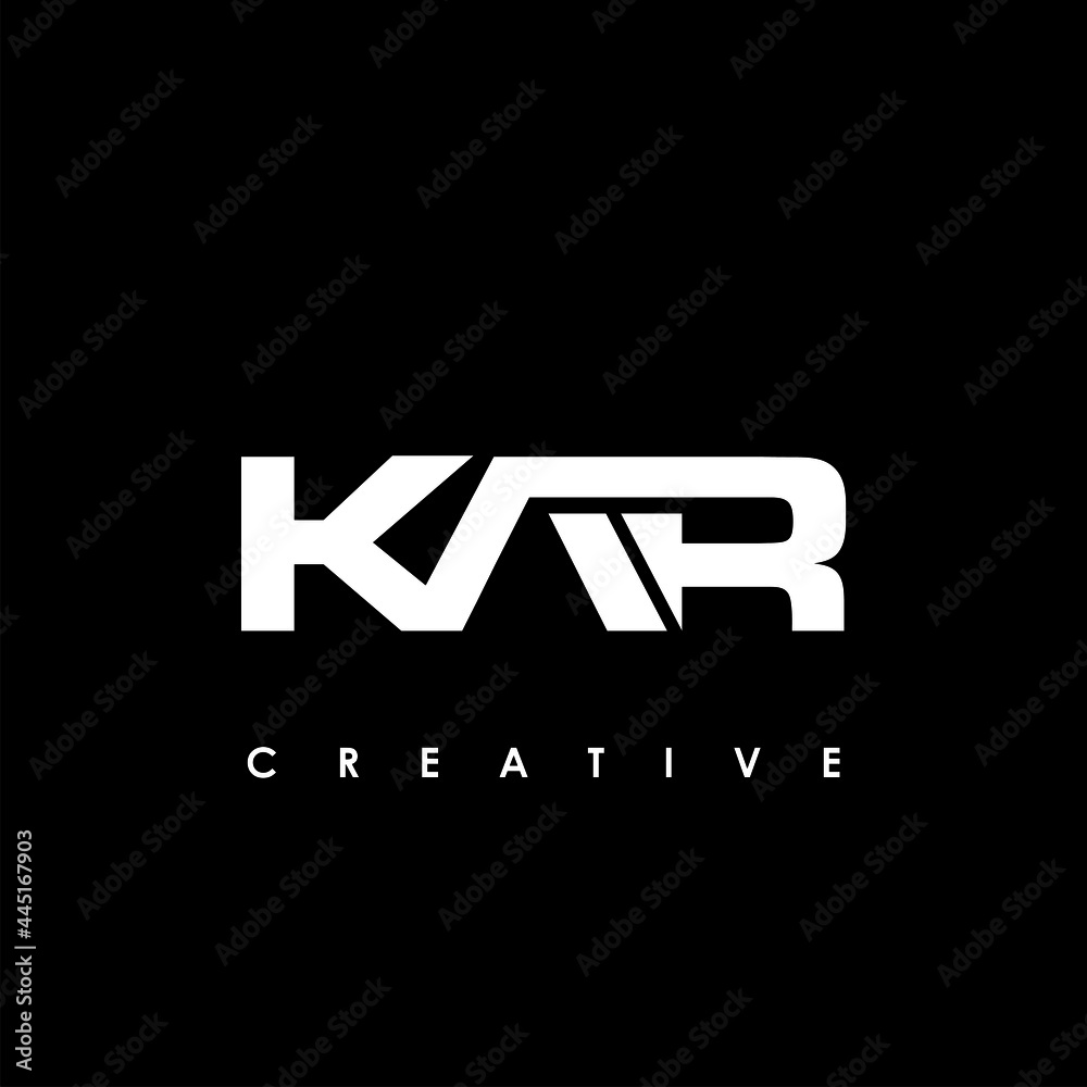 KAR Letter Initial Logo Design Template Vector Illustration