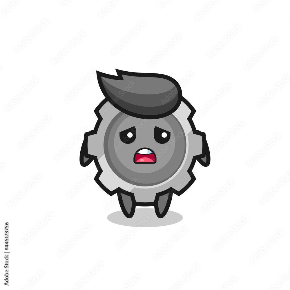 disappointed expression of the gear cartoon disappointed expression of the gear cartoon
