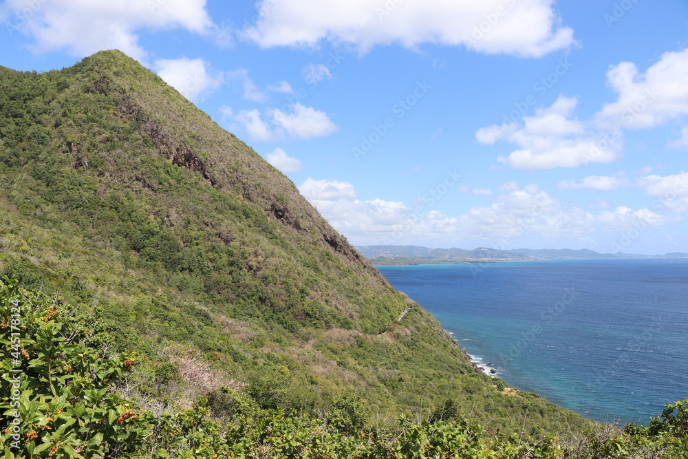 Fototapeta premium Vue Panoramique Le Diamant Martinique