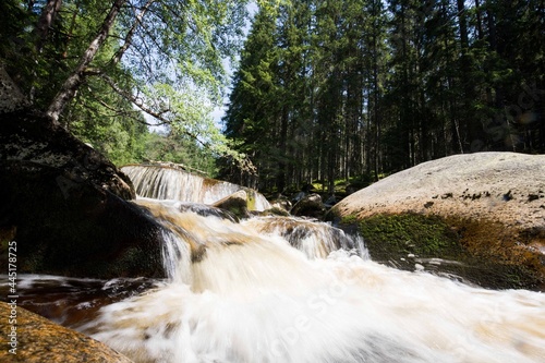River Vydra in Czech Mountains