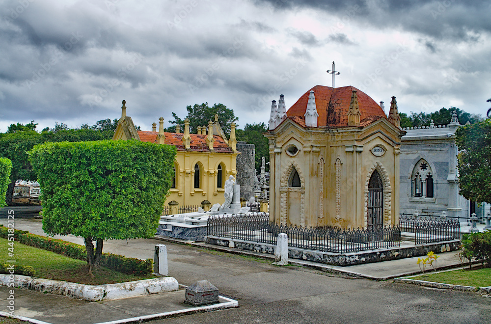 Cristobal Colon Cemetery in Havana, Cuba