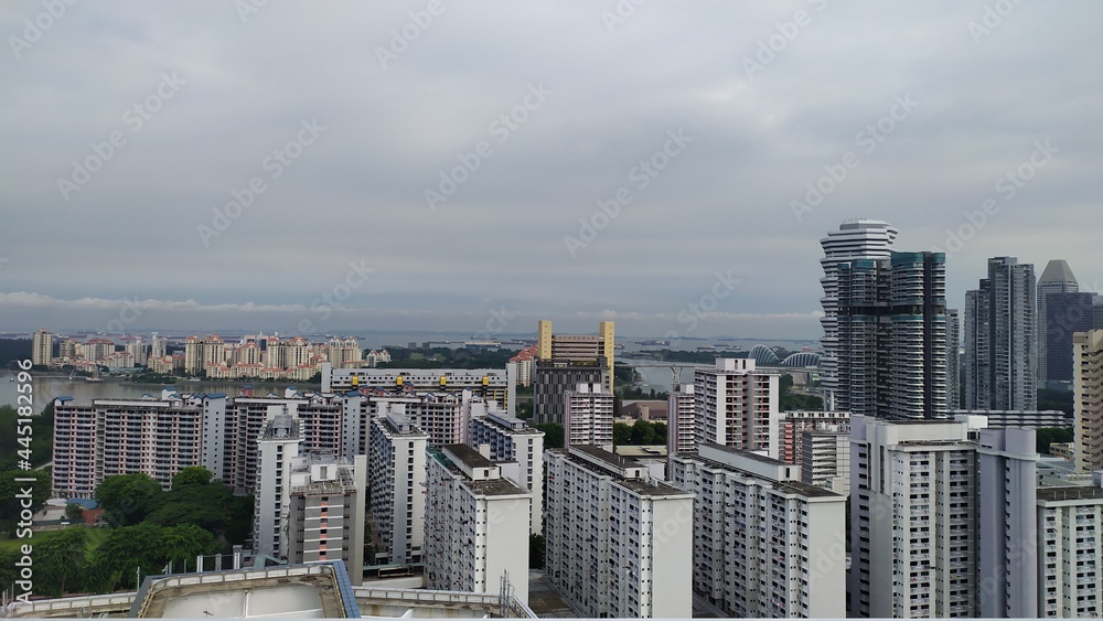 Singapore skyline on 18 Jun 2021 Singapore skyline on 18 Jun 2021