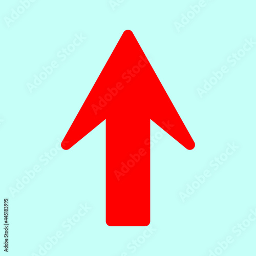 red arrow up