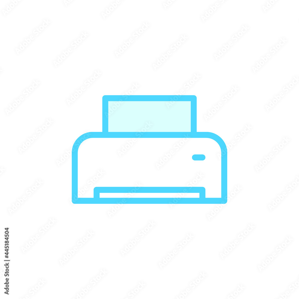 Illustration Vector graphic of printer icon. Fit for printout, office, document, inkjet etc. Illustration Vector graphic of printer icon. Fit for printout, office, document, inkjet etc.