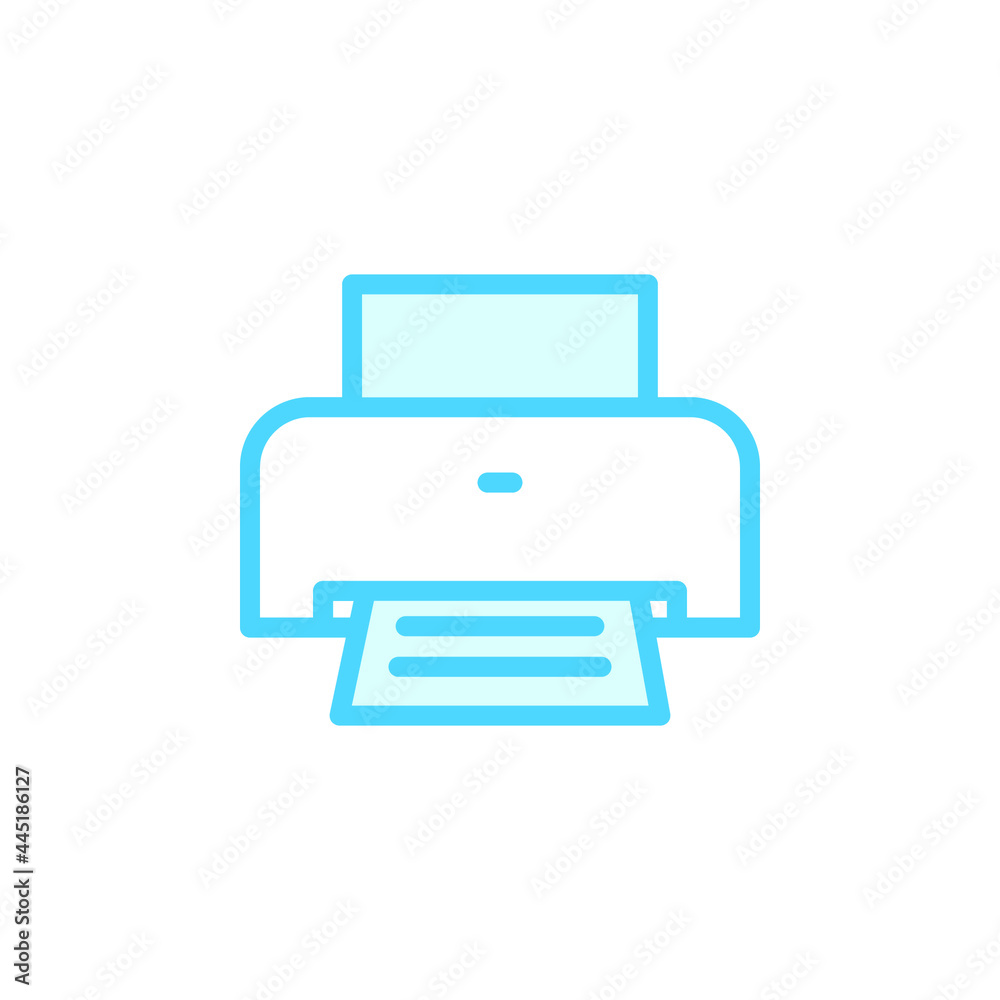 Illustration Vector graphic of printer icon. Fit for printout, office, document, inkjet etc. Illustration Vector graphic of printer icon. Fit for printout, office, document, inkjet etc.