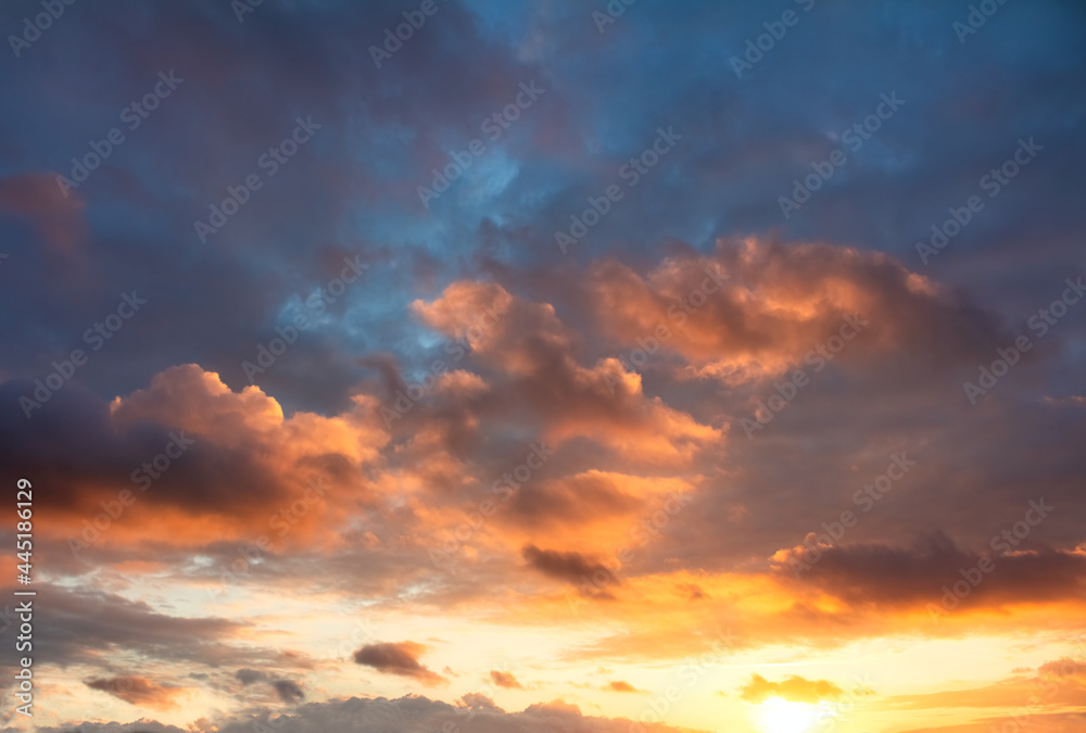 Netherlands sunset sky