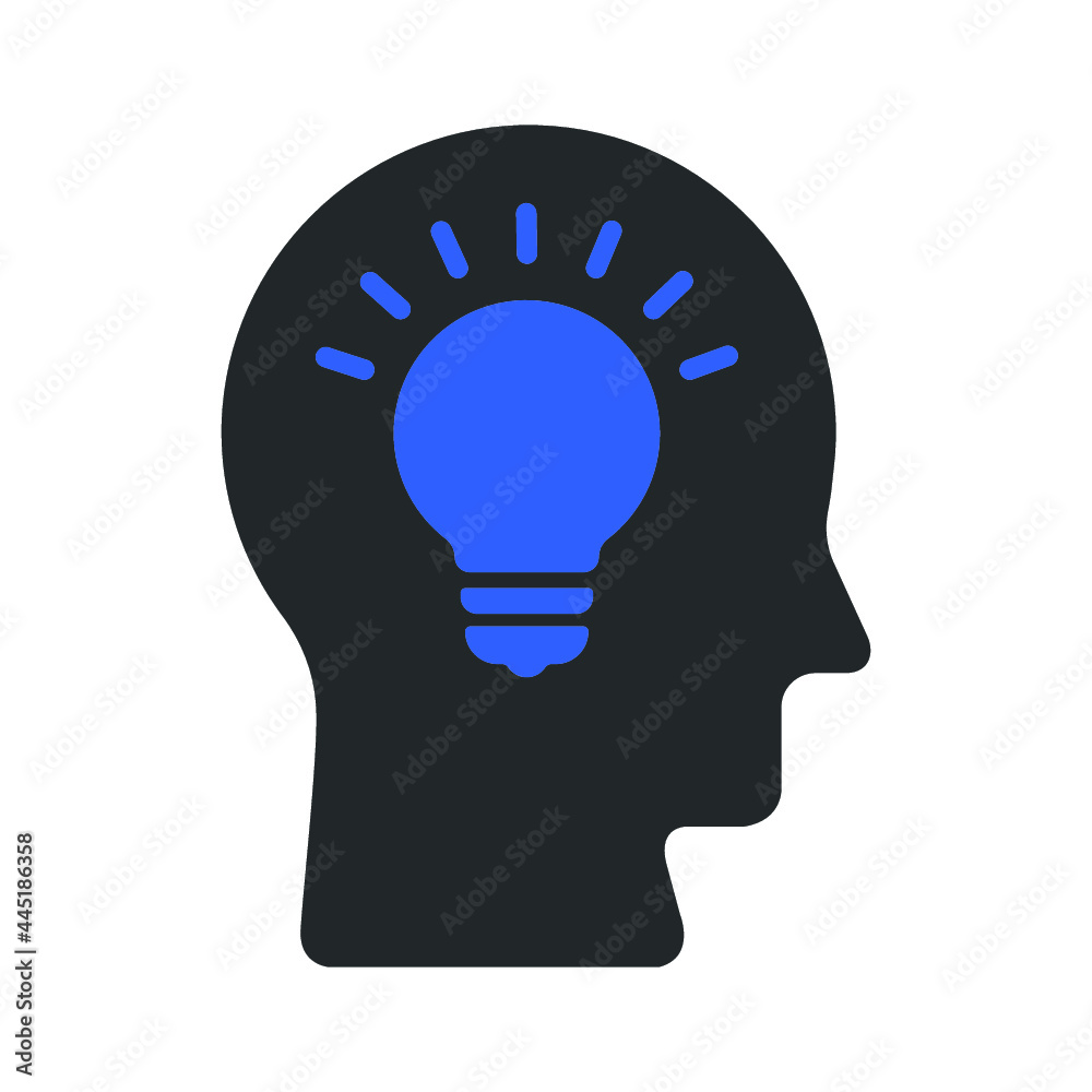 creativity, idea and thinking icon design vector creativity, idea and thinking icon design vector