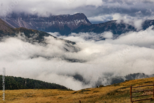 Mountain Landscape at Rossalm, Italy, Alp, Dolomite, Tirol. photo