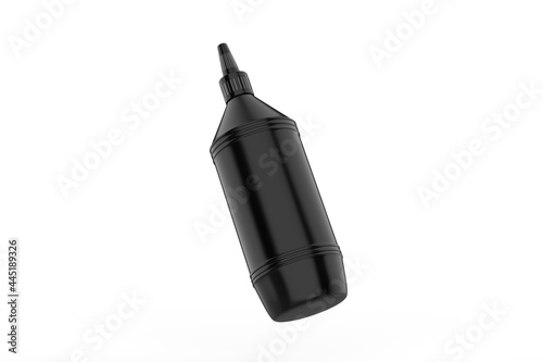 Glue Bottle Mockup Isolated on white background. 3d illustration
