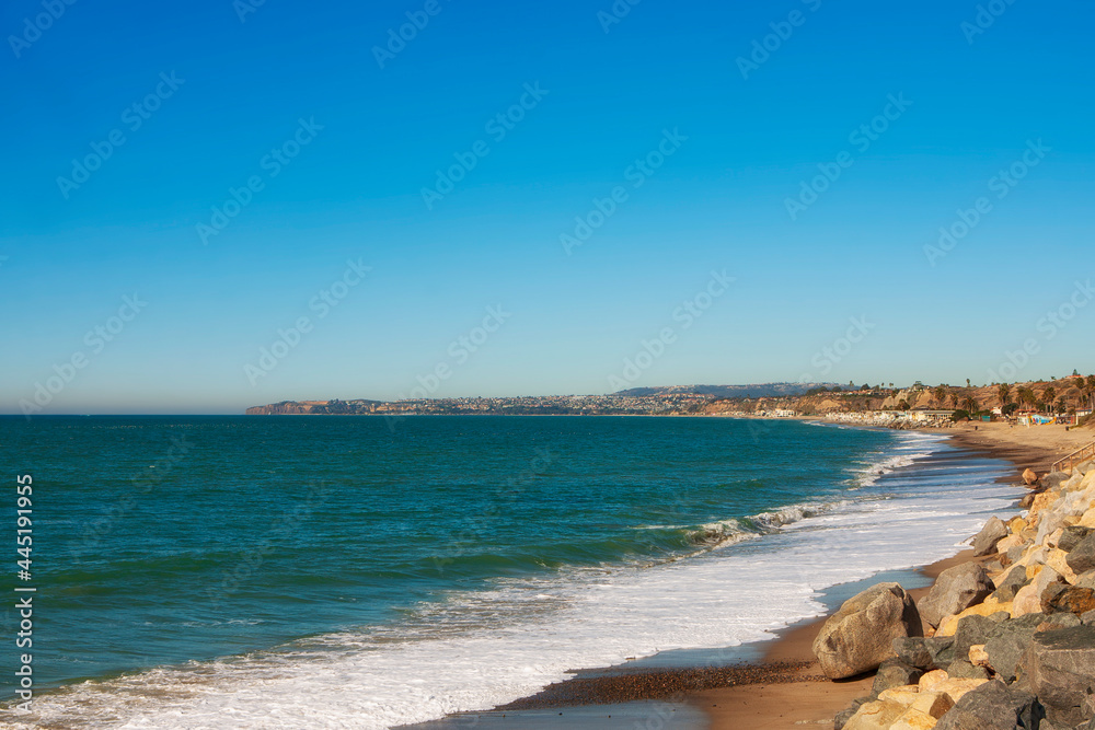San Clemente, Southern California sunrise showing the beach