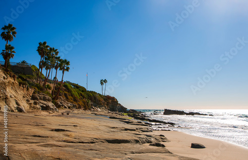 San Clemente, Southern California sunrise showing the beach