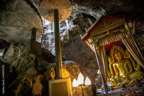 Wat Ban Tham temple and cave in Kanchanaburi, Thailand