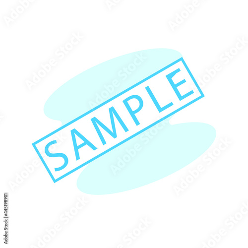 Illustration Vector Graphic of Sample label icon