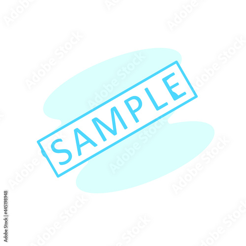 Illustration Vector Graphic of Sample label icon