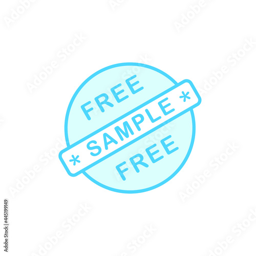 Illustration Vector Graphic of Sample label icon