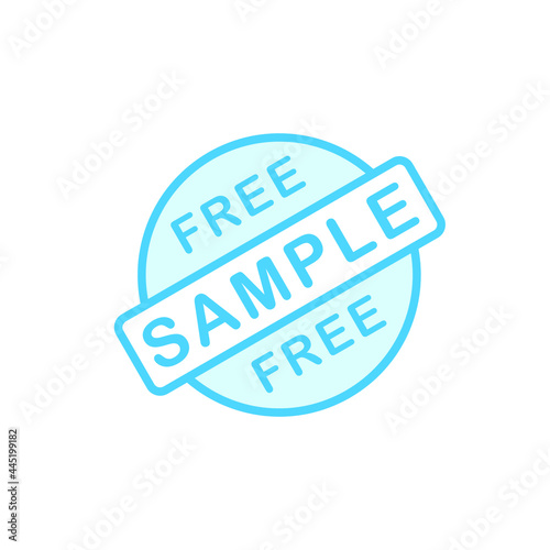 Illustration Vector Graphic of Sample label icon