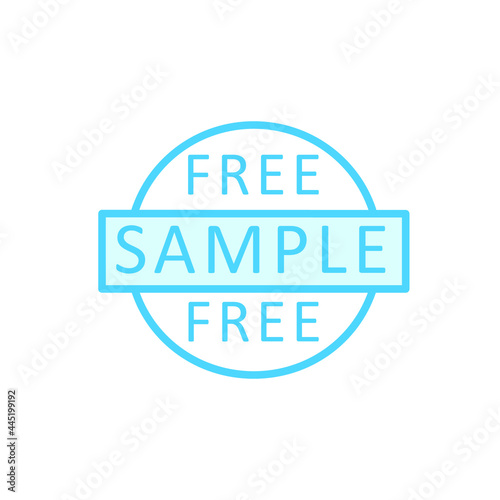 Illustration Vector Graphic of Sample label icon