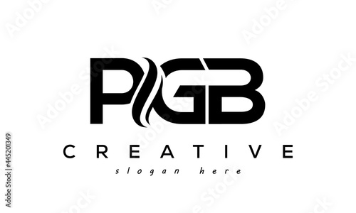 PGB creative luxury logo design photo