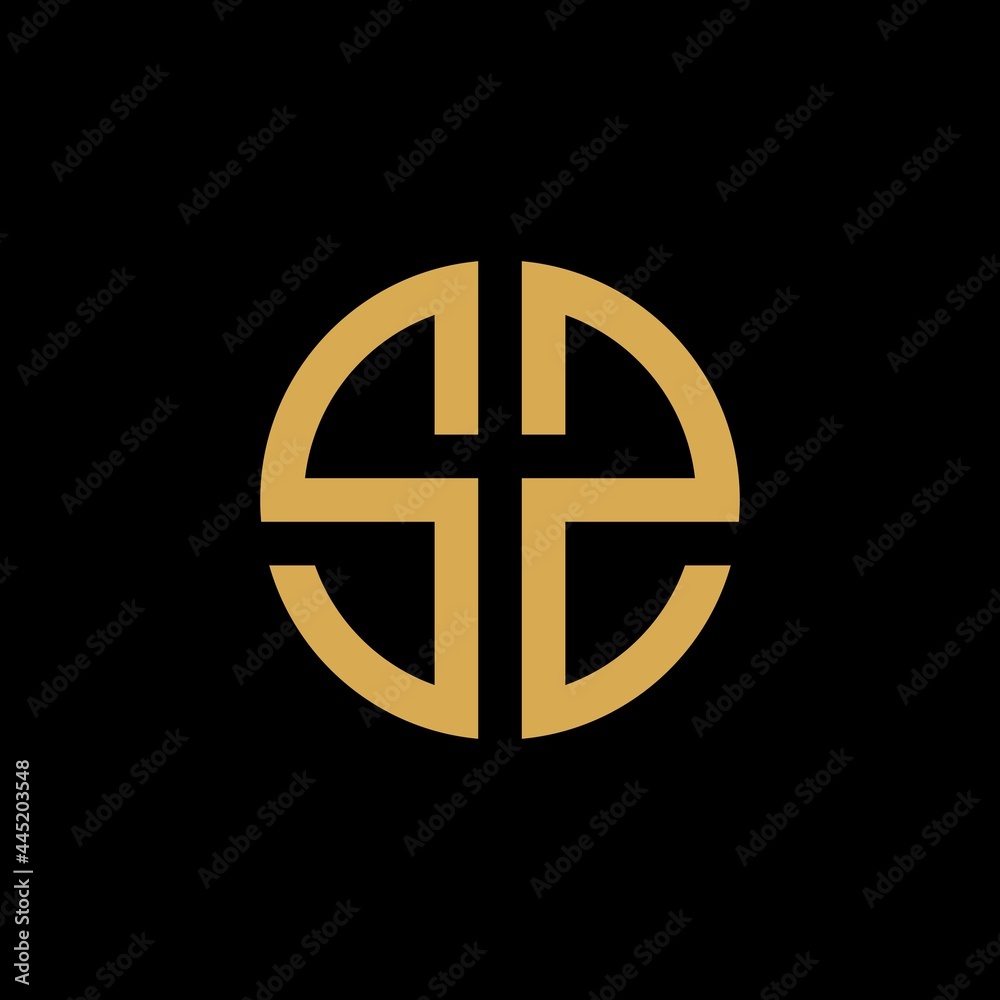 Monogram Initial SS circle logo design inspiration Monogram Initial SS circle logo design inspiration