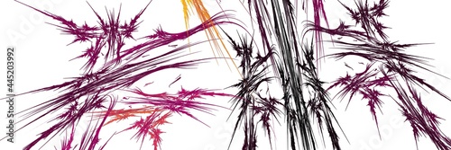 widescreen background from abstract shapes in beautiful colors 