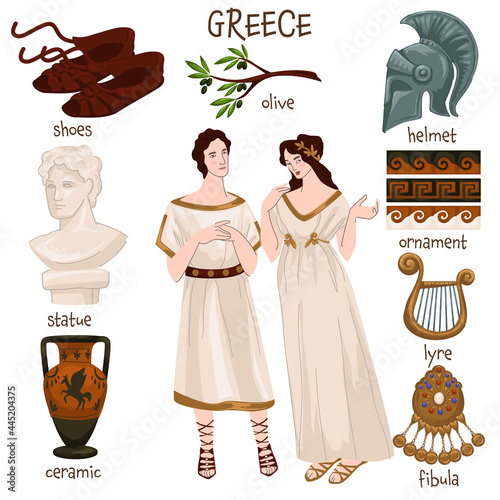 Ancient greece, people and personal belonging