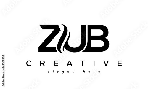 ZUB creative luxury logo design