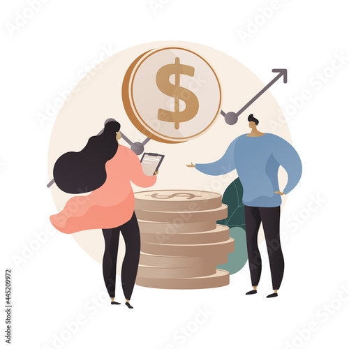 Consultative sales abstract concept vector illustration.