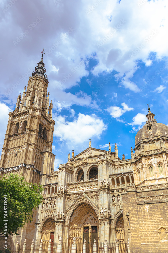 Medieval Cathedral of Toledo, Spain. Santa Iglesia Catedral Primada de Toledo.