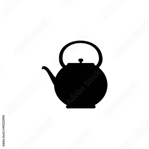 a kettle for cooking water and a place to store water icon, kettle symbol icon vector illustration