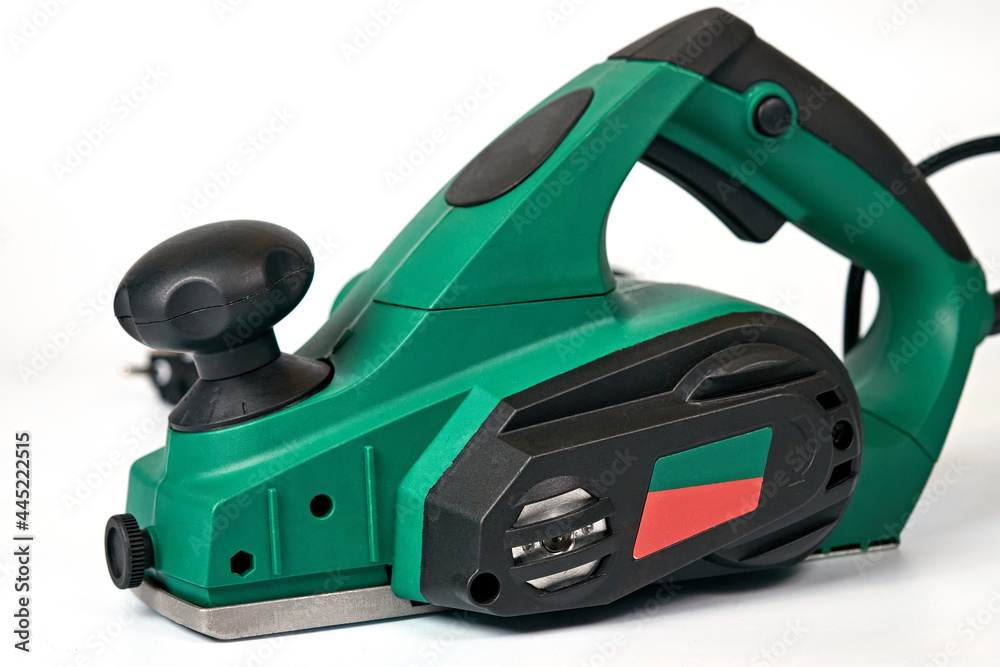 electric planer isolate on white background electric planer isolate on white background