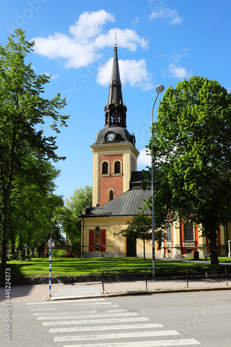 The Church of Ragnhild of Talje locatedat the town square in Sodertalje, Sweden. photo
