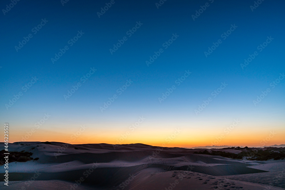 Dawn, dusk on the Sand Dunes, Horizon, sunset, sunrise, 