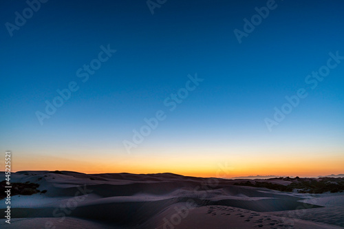 Dawn  dusk on the Sand Dunes  Horizon  sunset  sunrise  