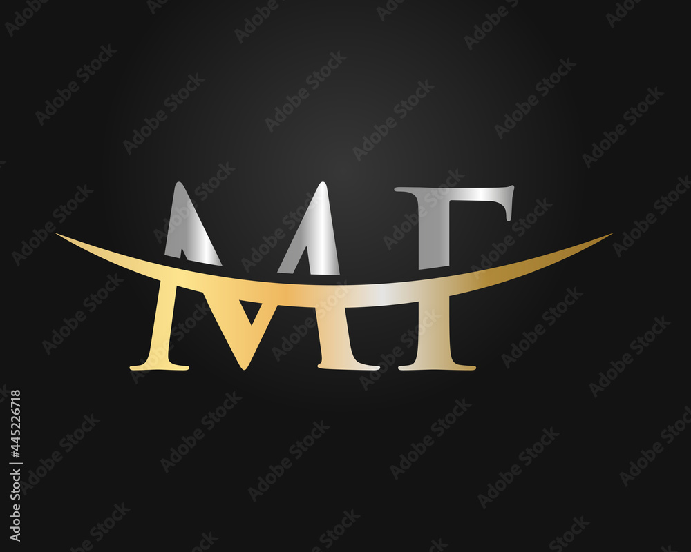 Premium Vector | Mf logo design vector image