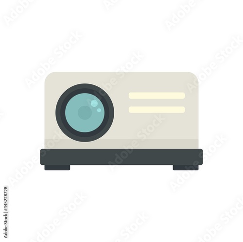 Projector icon flat isolated vector