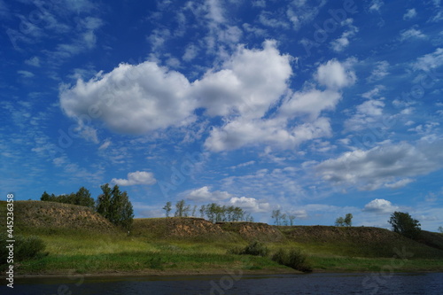 landscape with clouds